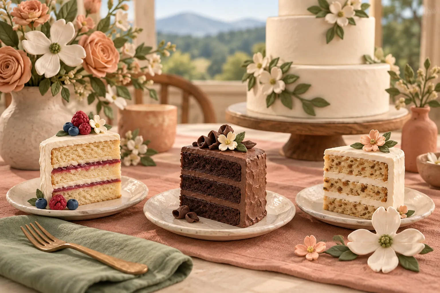 NC Wedding Guide clay illustration for Miel Bon Bons; not vendor portfolio work