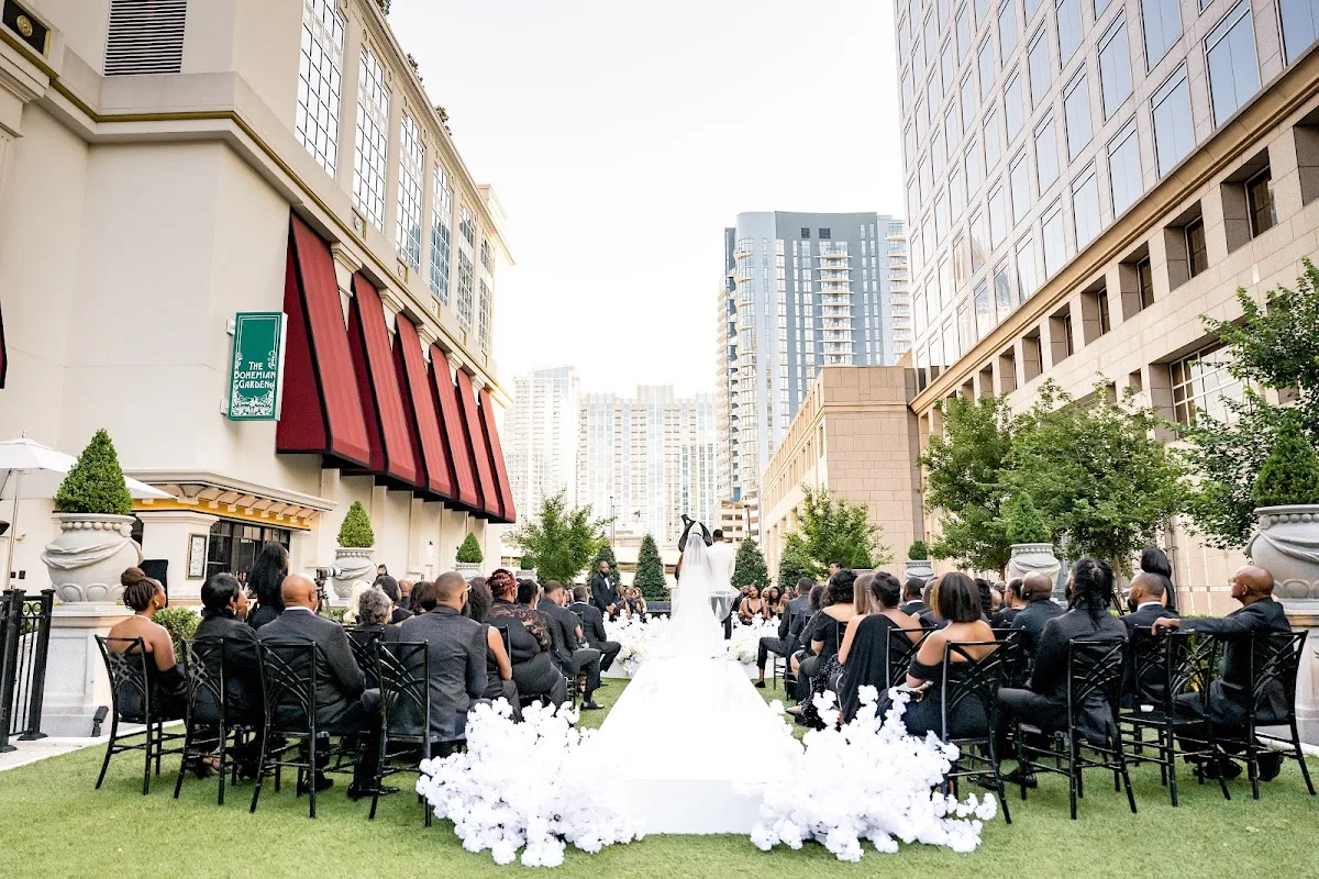 Pomp Posh Event Rentals, selected for the 2026 Charlotte wedding guide